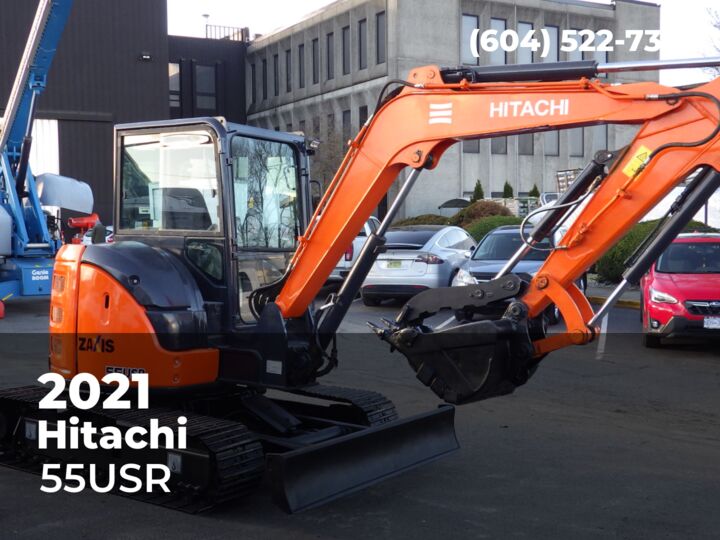 2021 Hitachi 55USR Mini Excavator Diesel | Repo.com