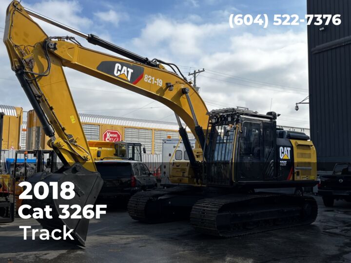 2018 Cat 326F Track Excavator | Repo.com
