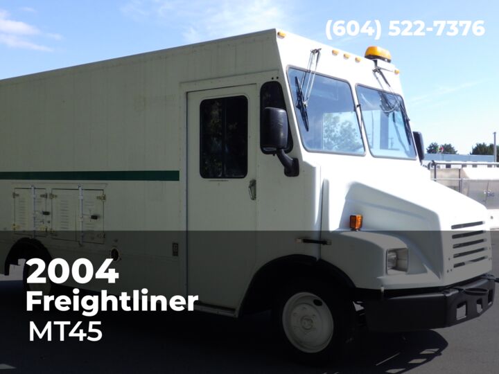 2004 Freightliner MT45 Cube Step Van with Rear Shelving Diesel