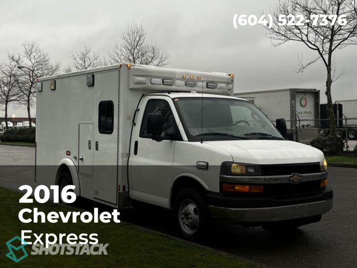 2016 Chevrolet Express G3500 Ex Ambulance | Repo.com
