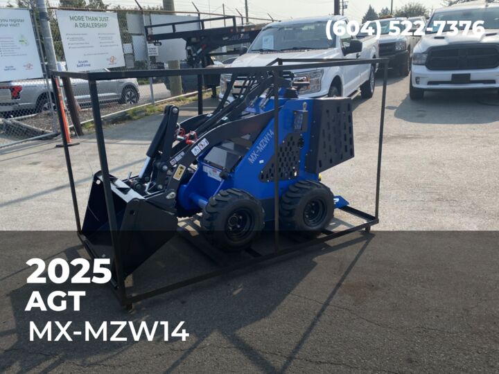 2025 AGT MX-MZW14 Gas-Powered Stand-On Mini Skid Steer with 32